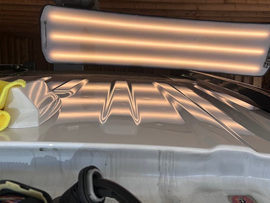 Hail Damage Restoration — Chevrolet Tahoe (before)