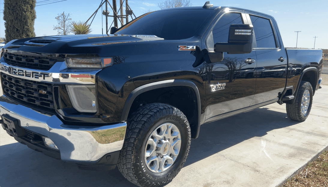 Hail Damage Restoration — Chevrolet Silverado (after)